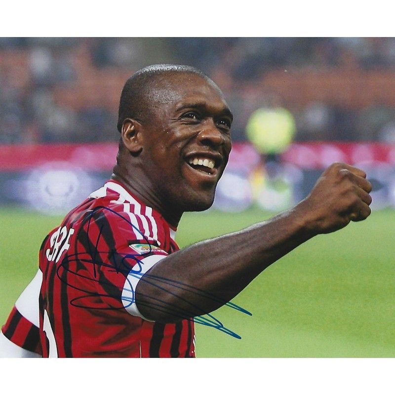 Ac Milan Clarence Seedorf  autograph  Signed photo 8x10 inch. Autographed Signed SEEDORF   Milan Autographed CLARENCE SEEDORF