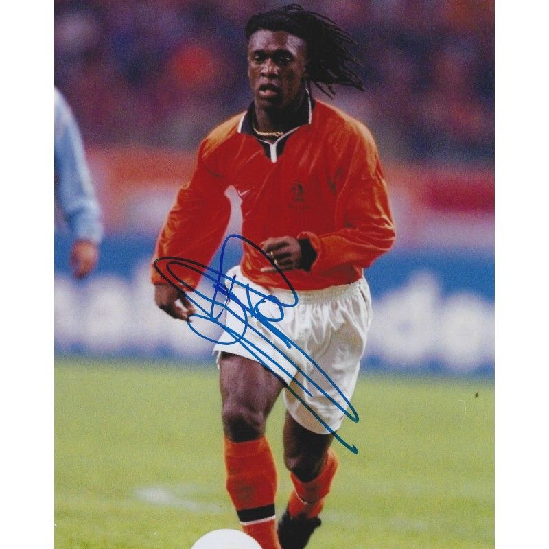 Holland Clarence Seedorf  autograph  Signed photo 8x10 inch. Autographed Signed SEEDORF   Holland  Autographed CLARENCE SEEDORF
