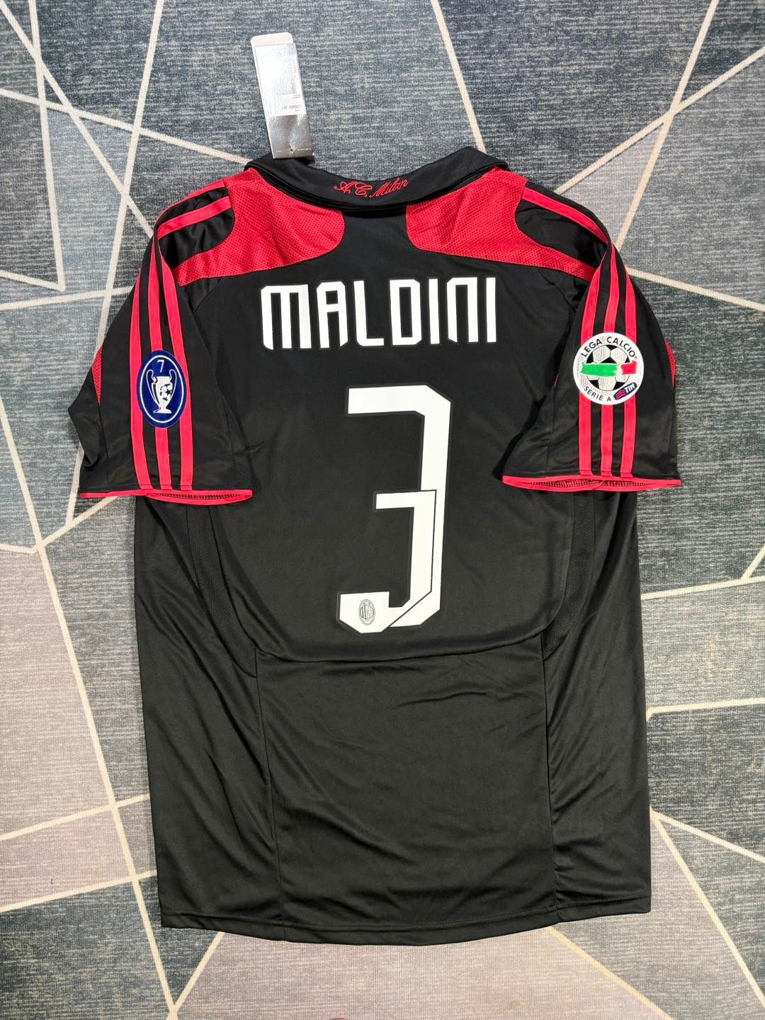 Milan 2007 2008  Retro MALDINI 3