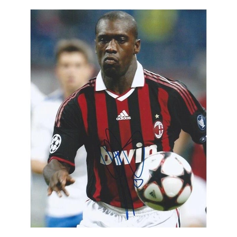 Ac Milan Clarence Seedorf  autograph  Signed photo 8x10 inch. Autographed Signed SEEDORF   Milan Autographed CLARENCE SEEDORF