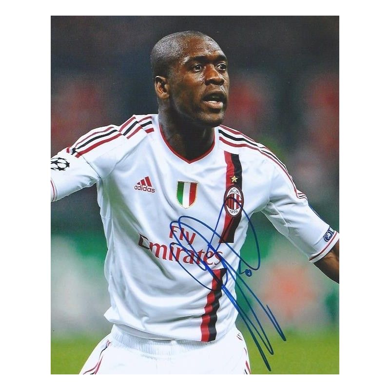 Ac Milan Clarence Seedorf  autograph  Signed photo 8x10 inch. Autographed Signed SEEDORF   Milan Autographed CLARENCE SEEDORF