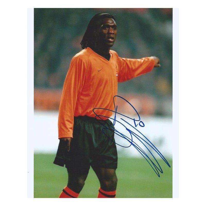 Holland Clarence Seedorf  autograph  Signed photo 8x10 inch. Autographed Signed SEEDORF   Holland  Autographed CLARENCE SEEDORF