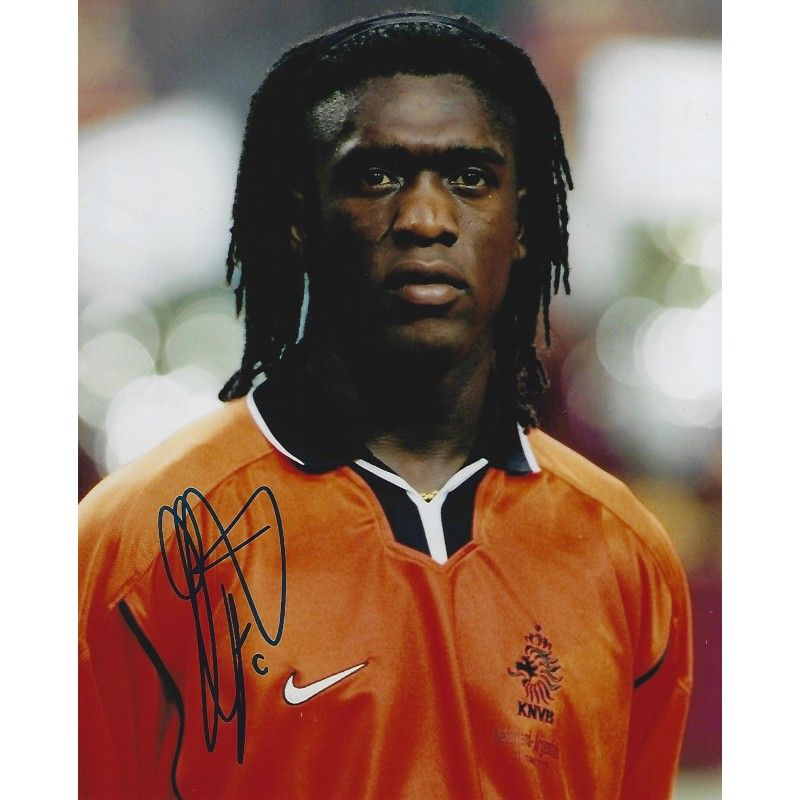 Holland Clarence Seedorf  autograph  Signed photo 8x10 inch. Autographed Signed SEEDORF   Holland  Autographed CLARENCE SEEDORF
