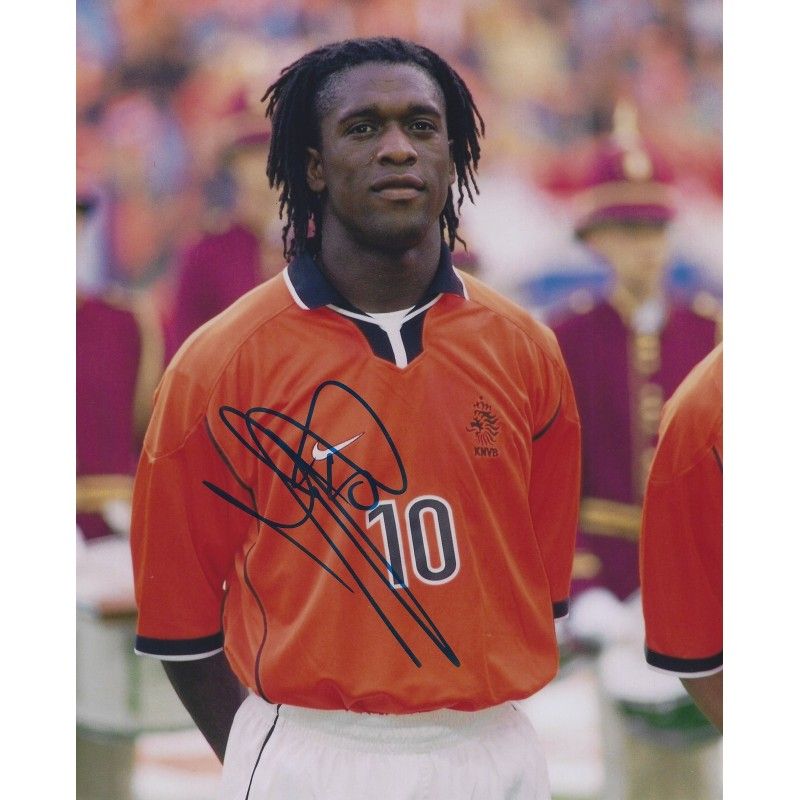 Holland Clarence Seedorf  autograph  Signed photo 8x10 inch. Autographed Signed SEEDORF   Holland  Autographed CLARENCE SEEDORF