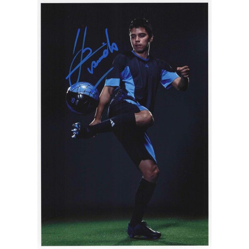 Javier SAVIOLA autograph Photo  autographed  Signed photo 8x10 inch. Autographed Signed Argentina Saviola  Autographed SAVIOLA