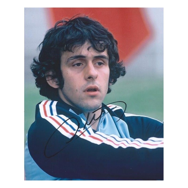MICHEL PLATINI autograph Photo  autographed  Signed photo 8x10 inch. Autographed Signed France Michel Platini   Autographed PLATINI
