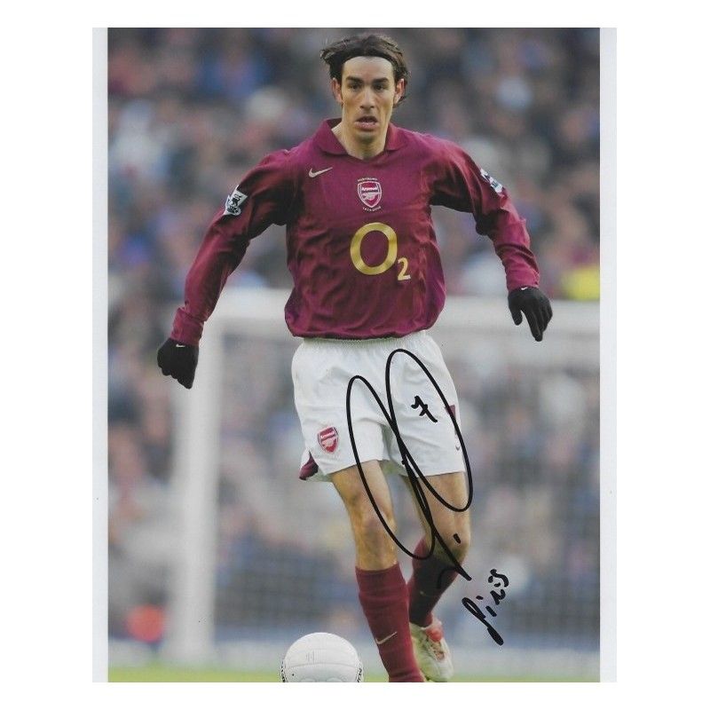 Arsenal Robert Pires  autograph  Signed photo 8x10 inch. Autographed Signed Arsenal Pires Autographed PIRES