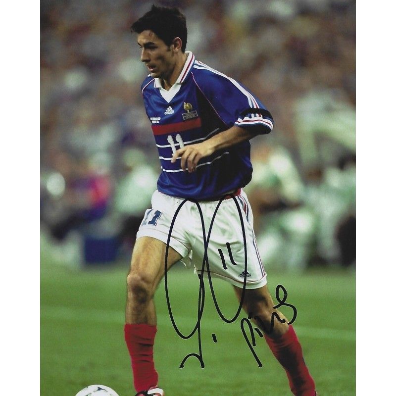FRANCE Robert Pires  autograph  Signed photo 8x10 inch. Autographed Signed France Pires Autographed PIRES