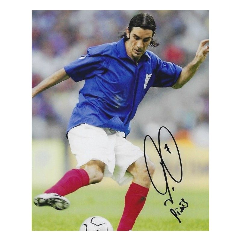 FRANCE Robert Pires  autograph  Signed photo 8x10 inch. Autographed Signed France Pires Autographed PIRES