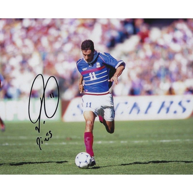 FRANCE Robert Pires  autograph  Signed photo 8x10 inch. Autographed Signed France Pires Autographed PIRES