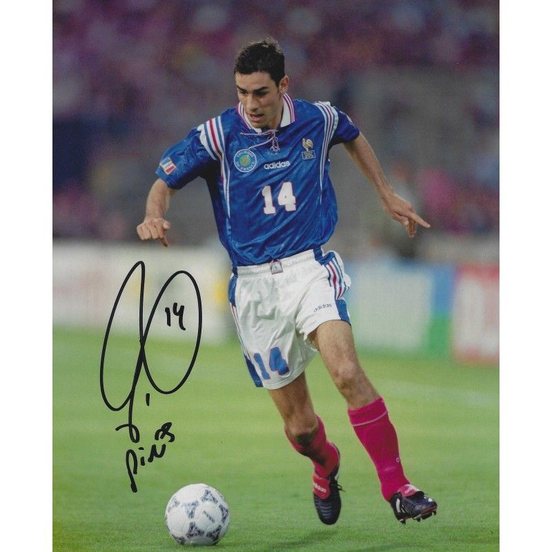 FRANCE Robert Pires  autograph  Signed photo 8x10 inch. Autographed Signed France Pires Autographed PIRES