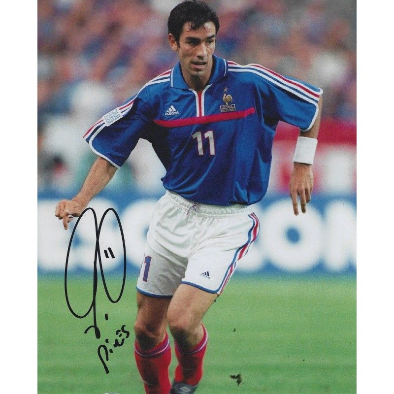 FRANCE Robert Pires  autograph  Signed photo 8x10 inch. Autographed Signed France Pires Autographed PIRES
