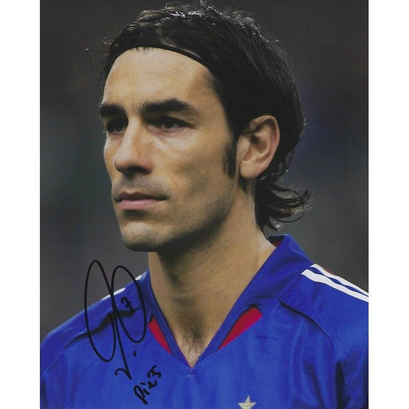 FRANCE Robert Pires  autograph  Signed photo 8x10 inch. Autographed Signed France Pires Autographed PIRES