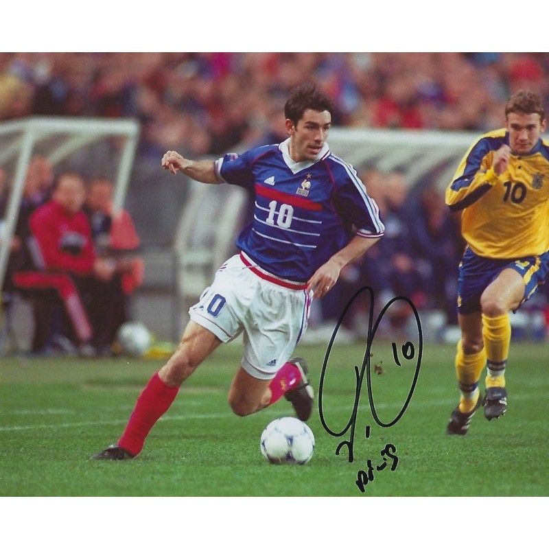 FRANCE Robert Pires  autograph  Signed photo 8x10 inch. Autographed Signed France Pires Autographed PIRES