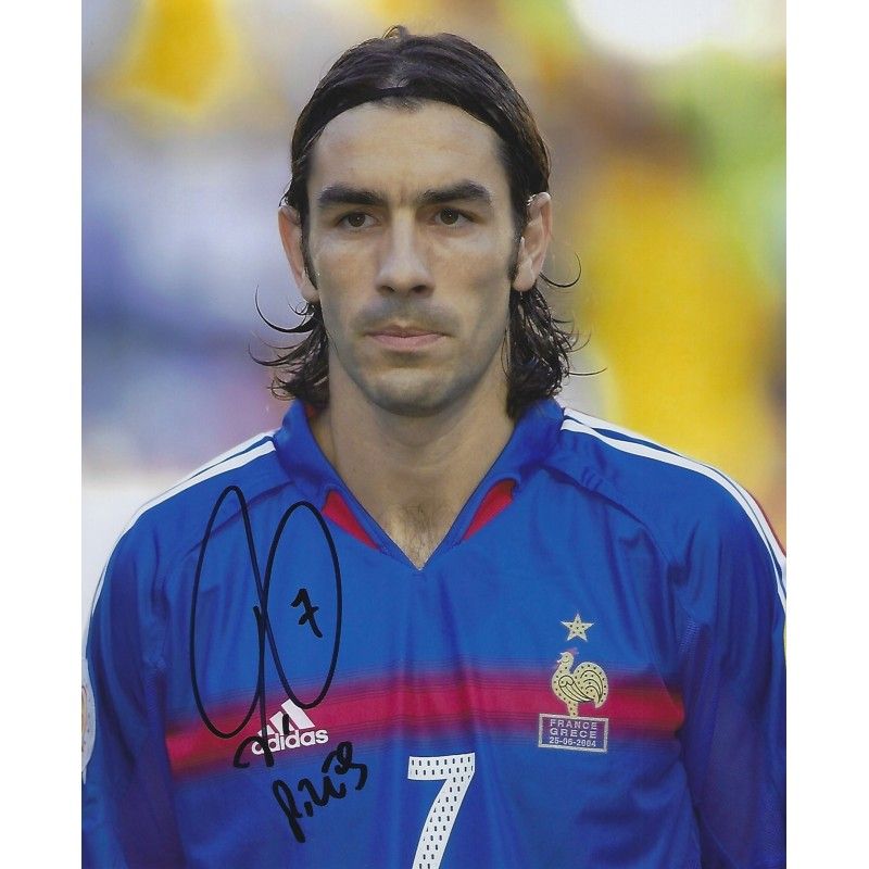 FRANCE Robert Pires  autograph  Signed photo 8x10 inch. Autographed Signed France Pires Autographed PIRES