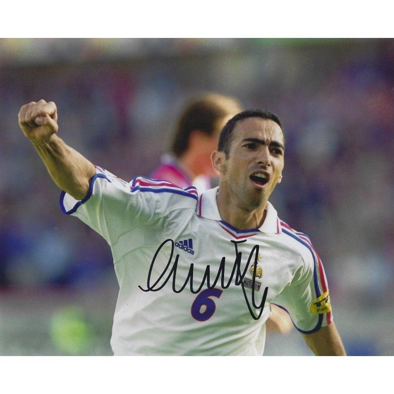 FRANCE Youri DJORKAEFF autograph  Signed photo 8x10 inch. Autographed Signed France Djorkaeff Autographed