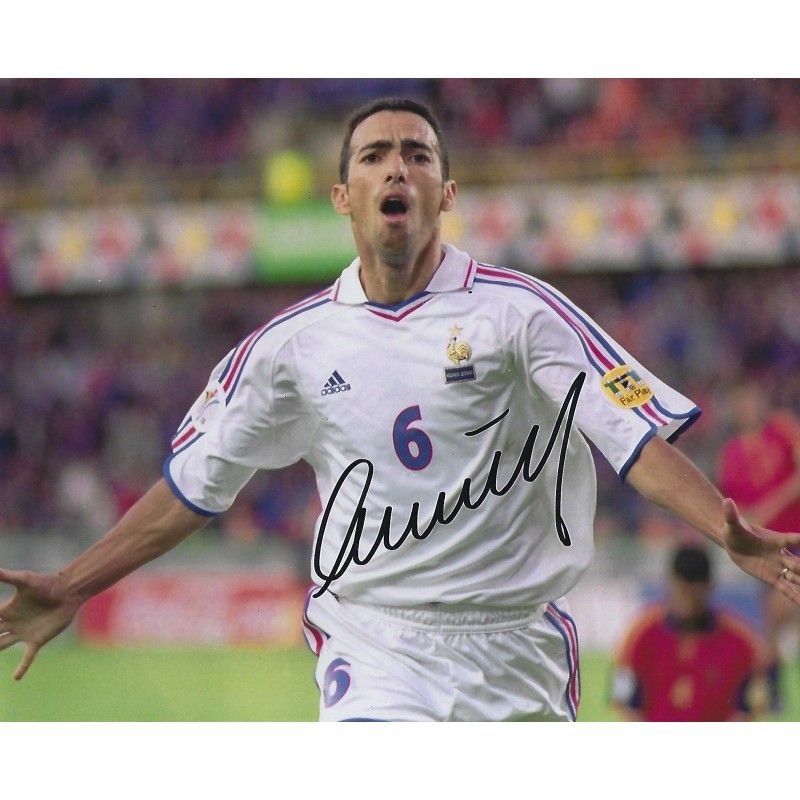 FRANCE Youri DJORKAEFF autograph  Signed photo 8x10 inch. Autographed Signed France Djorkaeff Autographed