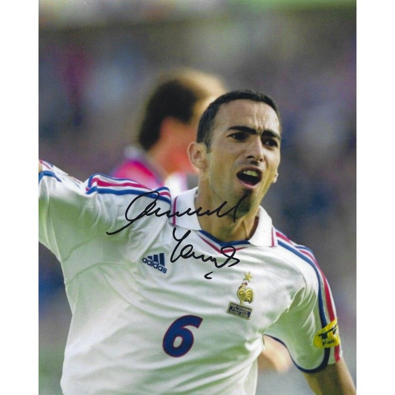 FRANCE Youri DJORKAEFF autograph  Signed photo 8x10 inch. Autographed Signed France Djorkaeff Autographed