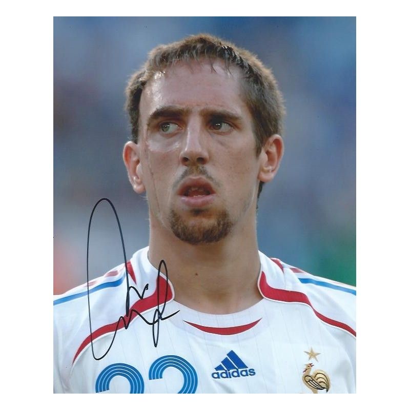 FRANCE Frank Ribery   autograph  Signed photo 8x10 inch. Autographed Signed France RIBERY  Autographed FRANK RIBERY