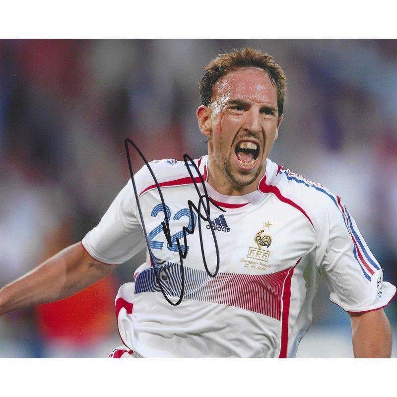 FRANCE Frank Ribery   autograph  Signed photo 8x10 inch. Autographed Signed France RIBERY  Autographed FRANK RIBERY