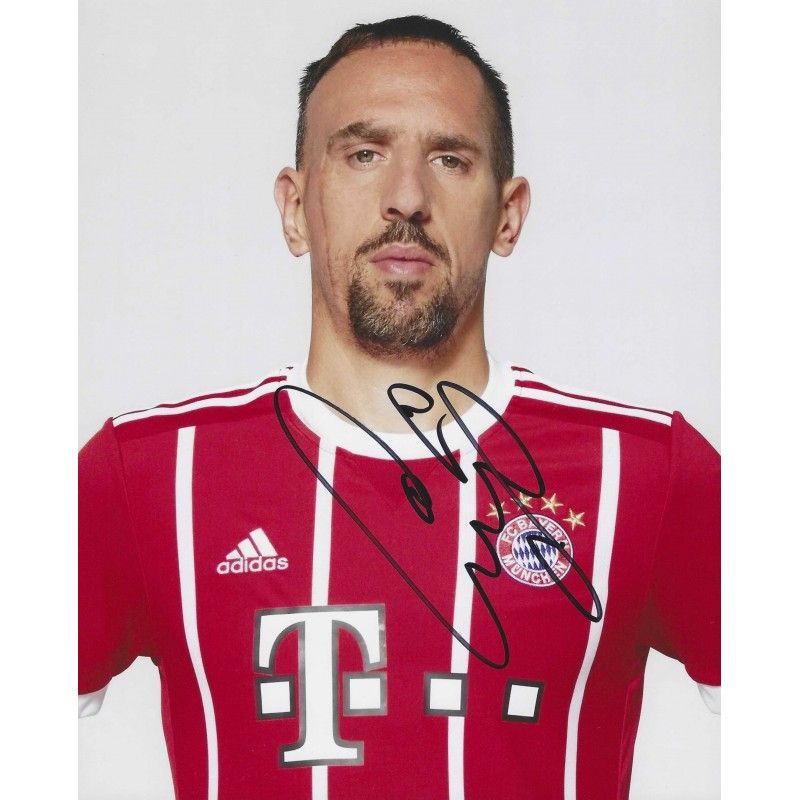 BAYER MUNICH Frank Ribery   autograph  Signed photo 8x10 inch. Autographed Signed BAYER MUNICH RIBERY  Autographed FRANK RIBERY