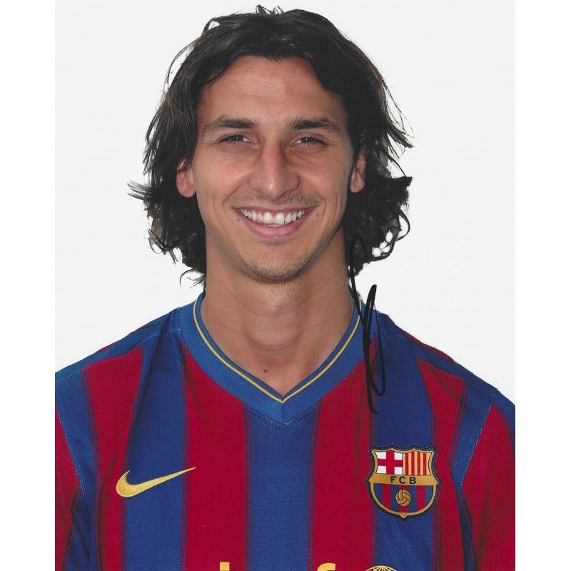 Zlatan Ibrahimovic  autograph Barcelona   autograph Signed photo 8x10 inch. Autographed Signed Zlatan Ibra Ibrahimovic Autograph  Autographed