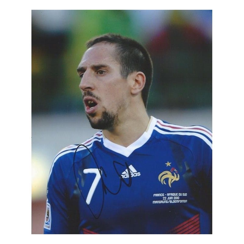 FRANCE Frank Ribery   autograph  Signed photo 8x10 inch. Autographed Signed France RIBERY  Autographed FRANK RIBERY