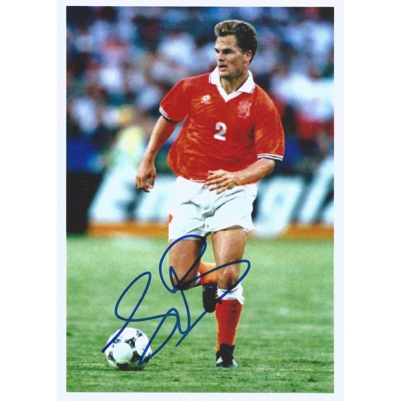 Holland Frank De Boer  autograph  Signed photo Autographed Signed Neederland Holland De Boer  Autographed FRANK DE BOER