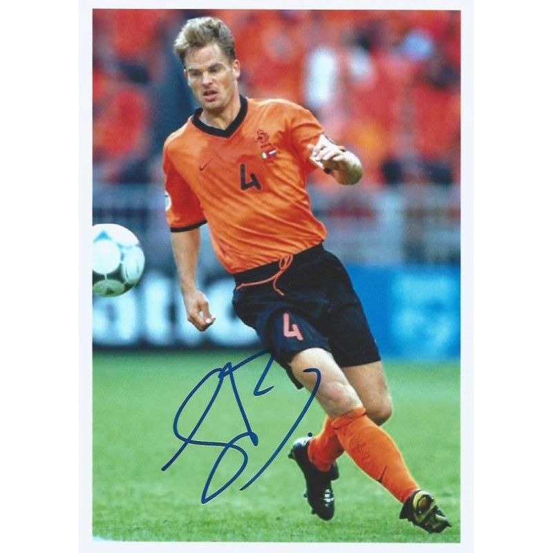 Holland Frank De Boer  autograph  Signed photo Autographed Signed Neederland Holland De Boer  Autographed FRANK DE BOER