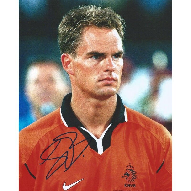 Holland Frank De Boer  autograph  Signed photo Autographed Signed Neederland Holland De Boer  Autographed FRANK DE BOER