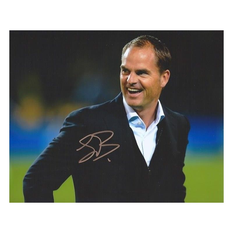 Holland Frank De Boer  autograph  Signed photo Autographed Signed Neederland Holland De Boer  Autographed FRANK DE BOER