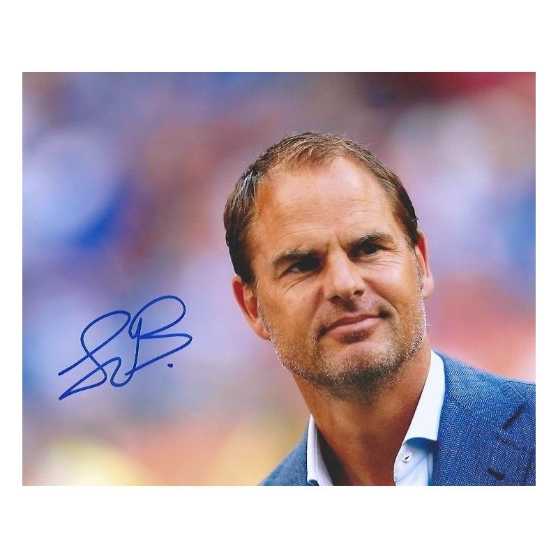 Holland Frank De Boer  autograph  Signed photo Autographed Signed Neederland Holland De Boer  Autographed FRANK DE BOER