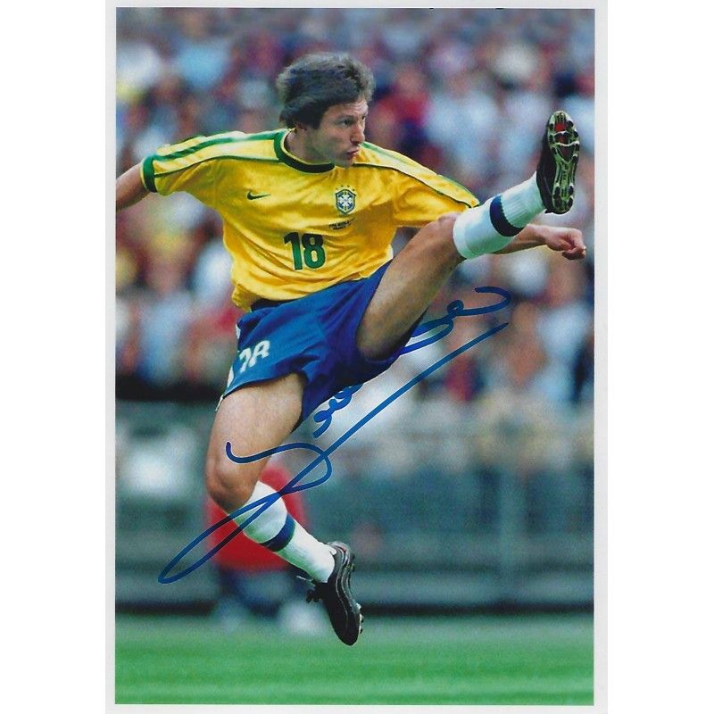 Brazil Leonardo  autograph  Signed photo 8x10 inch. Autographed Signed Brazil Leonardo Autographed LEONARDO