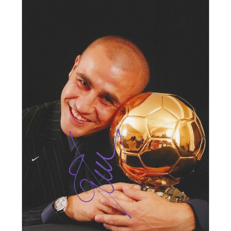 Italy Fabio Cannavaro  autograph  Signed photo 8x10 inch. Autographed Signed Italy Cannavaro Autographed CANNAVARO