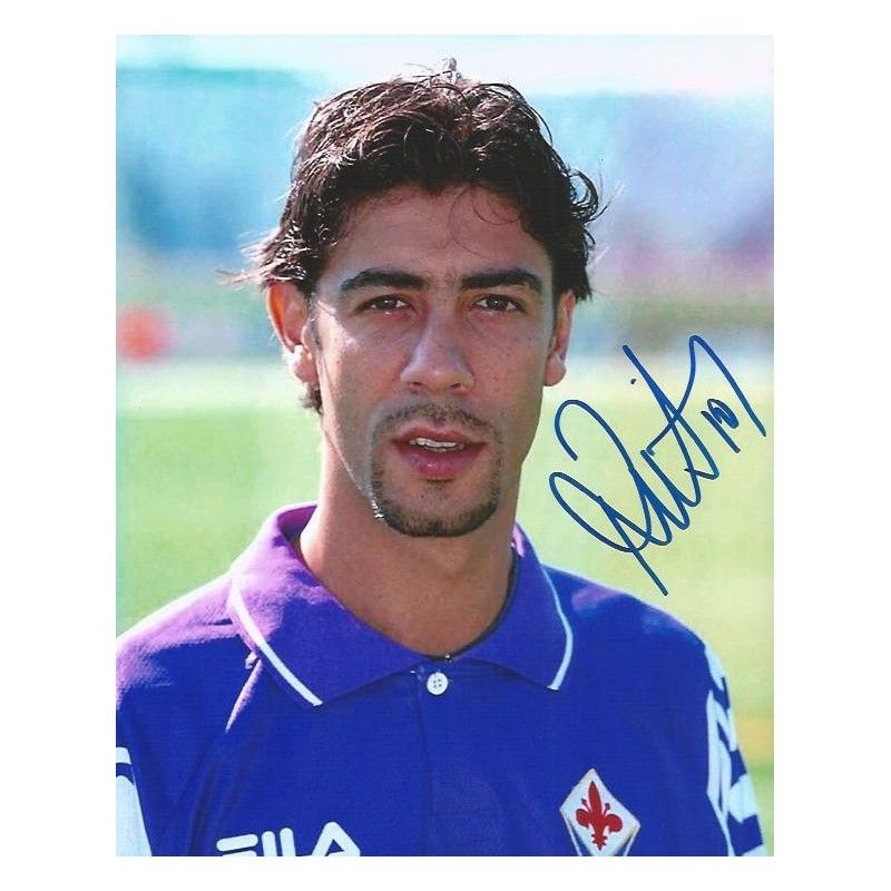 Fiorentina  Rui Costa  autograph  Signed photo 8x10 inch. Autographed Signed  Rui Costa Autographed RUI COSTA