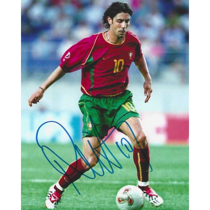 Portugal Rui Costa  autograph  Signed photo 8x10 inch. Autographed Signed France Rui Costa Autographed RUI COSTA