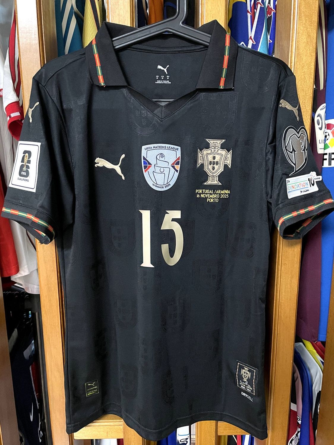 Portugal Portogallo Portugal 2026 special edition Match Worn Match Version Joao Neves Portugal/Armenia 16 Novembre 2025 Porto