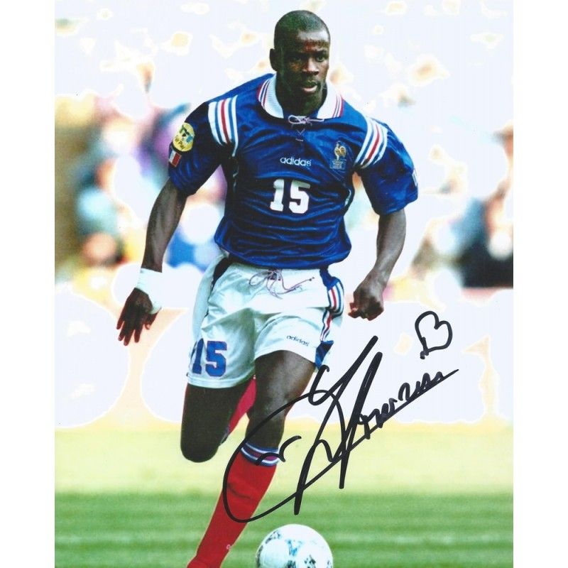 FRANCE Lliam Thuram   autograph  Signed photo 8x10 inch. Autographed Signed France Thuram Autographed THURAM