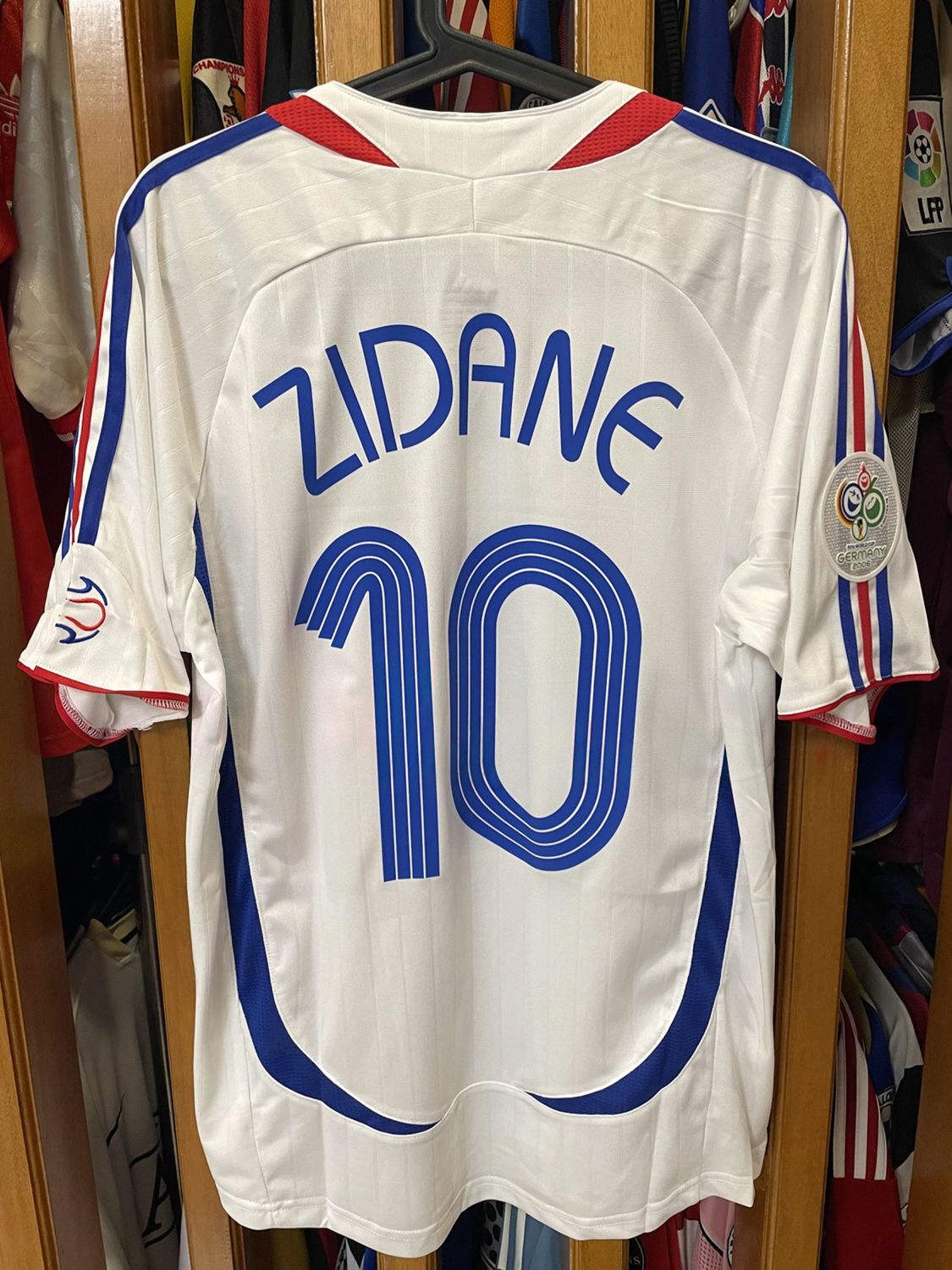 France World Cup 2006 Final Finale Coppa del Mondo 2006 09/07/2006 Vs Italy  Jersey Match Worn Match Version ZIDANE 10
