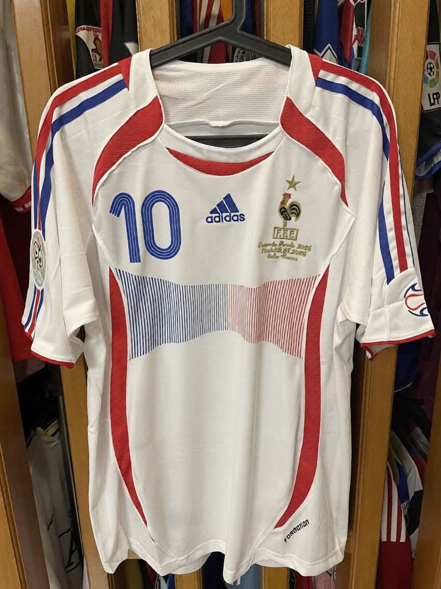 France World Cup 2006 Final Finale Coppa del Mondo 2006 09/07/2006 Vs Italy  Jersey Match Worn Match Version