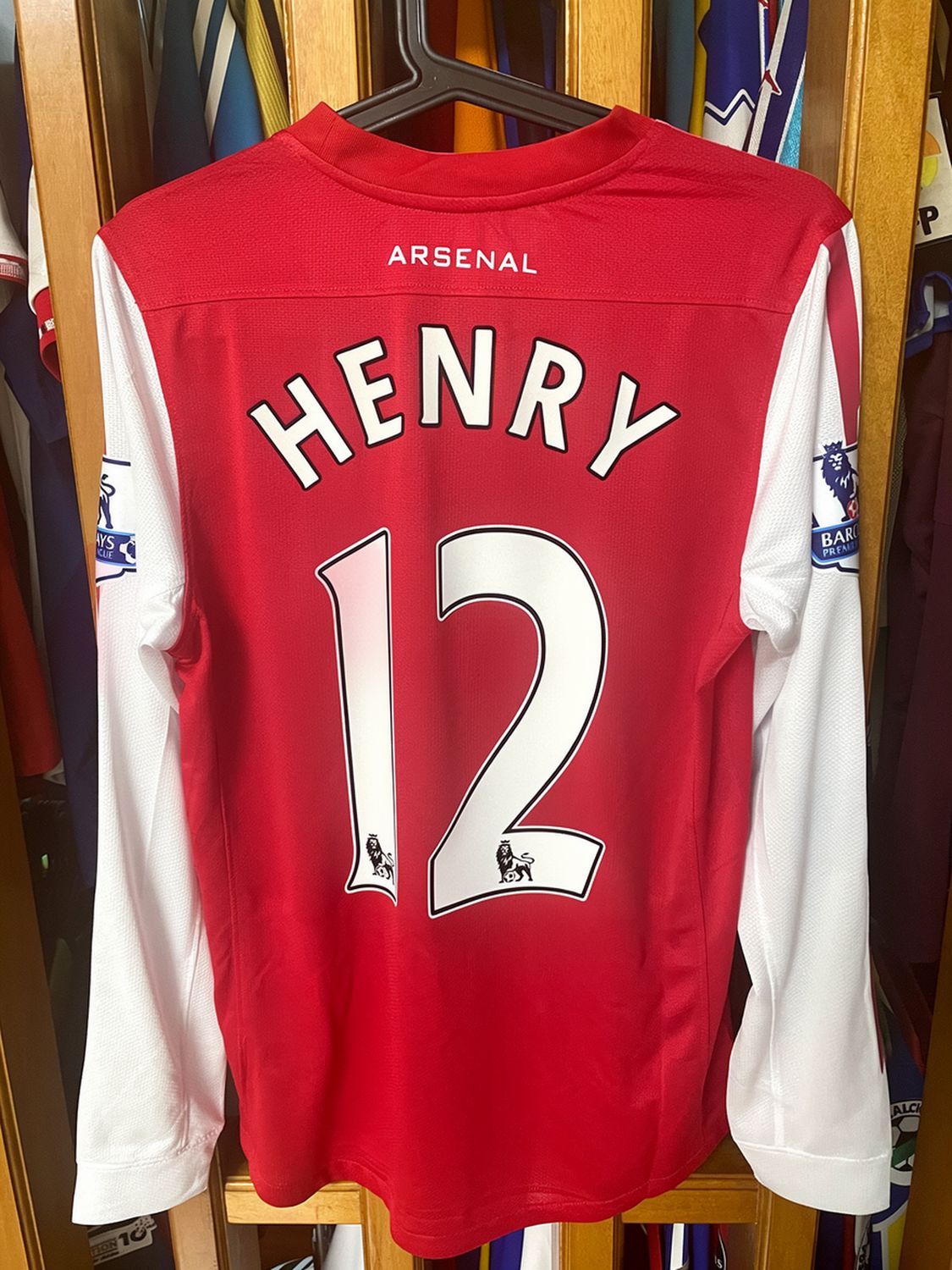 Arsenal 2011 2012 Jersey Home Maglia Partita Match Worn Match Version 11/12 HENRY 12