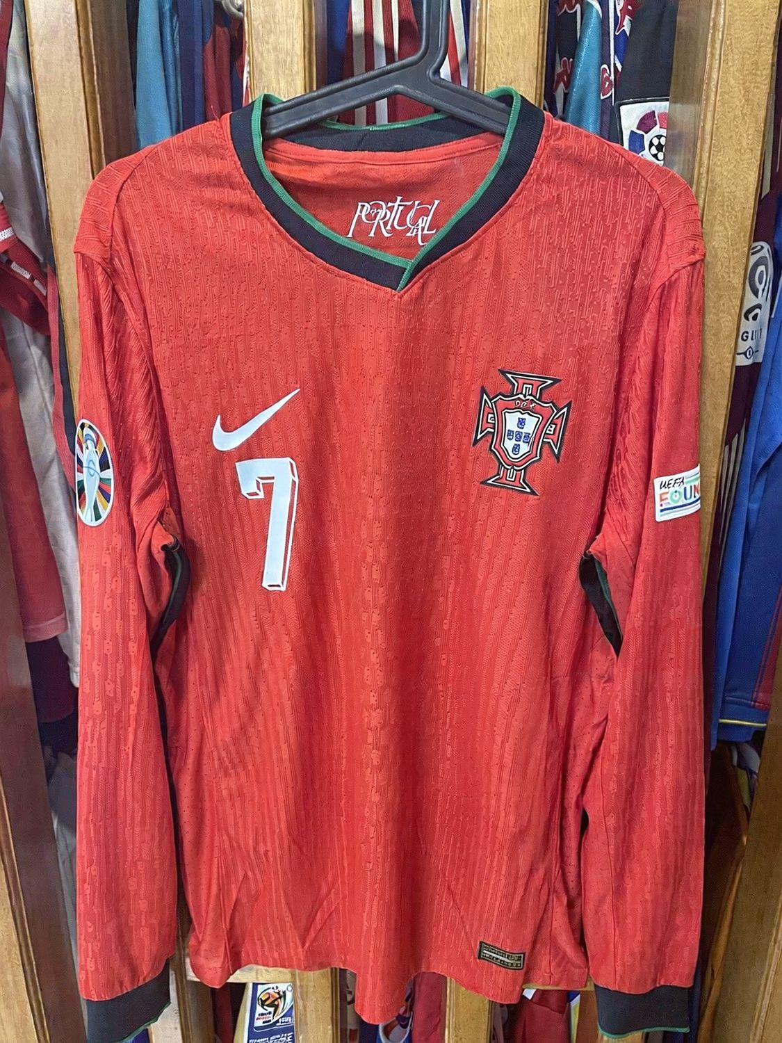 Portugal jersey Home  Maglia Casa Match Worn Match Version  2024 Player