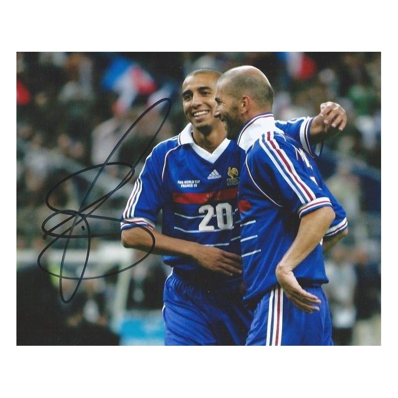 FRANCE David Trezeguet  autograph  Signed photo 8x10 inch. Autographed Signed France David trezeguet Autographed TREZEGUET