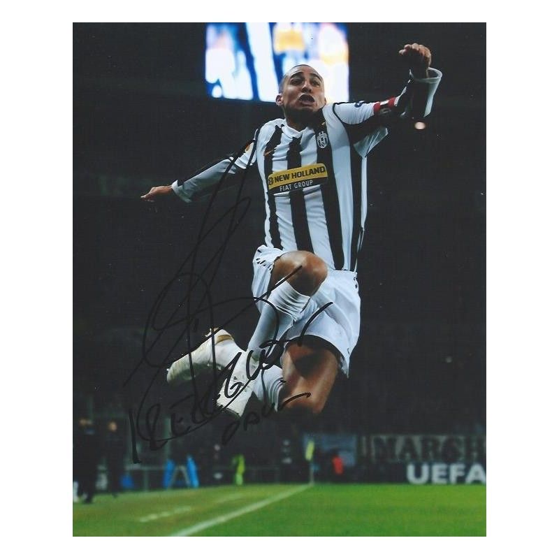 Juventus David Trezeguet  autograph  Signed photo 8x10 inch. Autographed Signed Juventus Bianconeri  David trezeguet Autographed TREZEGUET