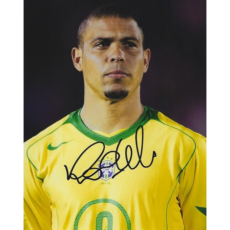Brazil Ronaldo Phenomen  autograph  Signed photo 8x10 inch. Autographed Signed Brazil Ronaldo  Autographed R9 RONALDO