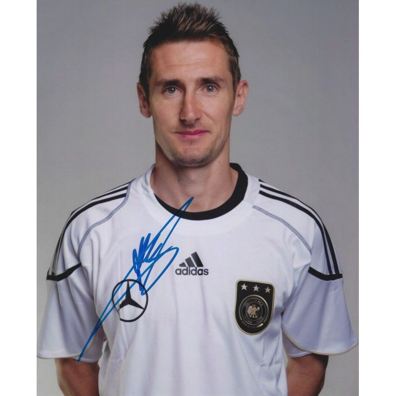 Miroslav Klose Germany   autograph  Signed photo 8x10 inch. Autographed Signed KLOSE Autographed Klose