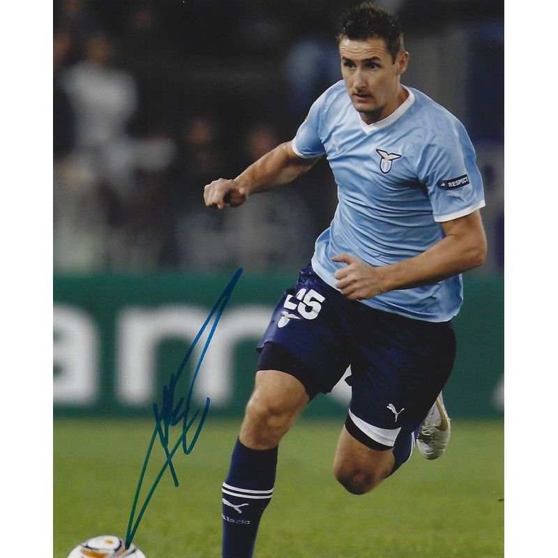 Miroslav Klose Lazio   autograph  Signed photo 8x10 inch. Autographed Signed KLOSE Autographed Klose