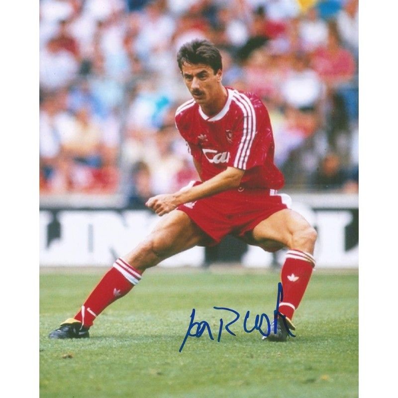Liverpool Ian Rush  autograph  Signed photo 8x10 inch. Autographed Signed Liverpool Rush Autographed RUSH