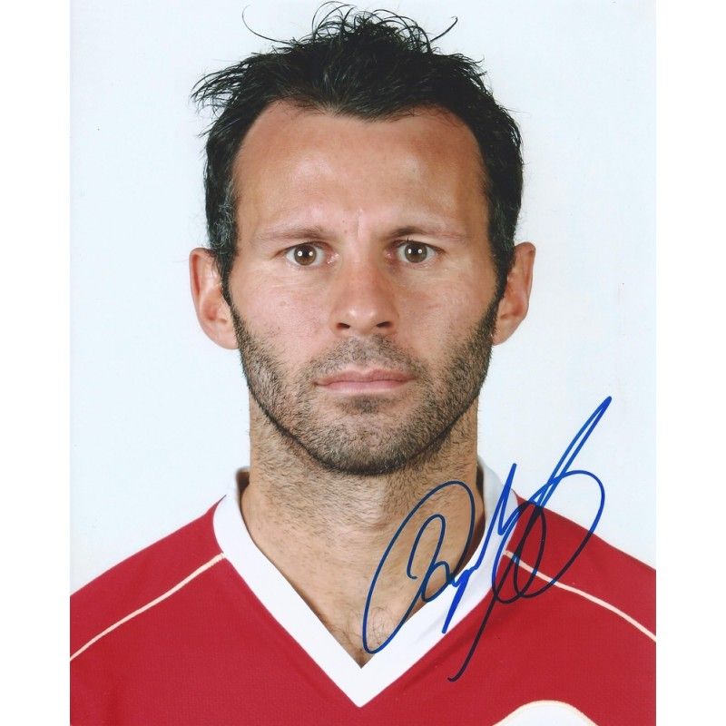 Manchester United Ryan Giggs  autograph  Signed photo 8x10 inch. Autographed Signed Man Utd Giggs  Autographed GIGGS
