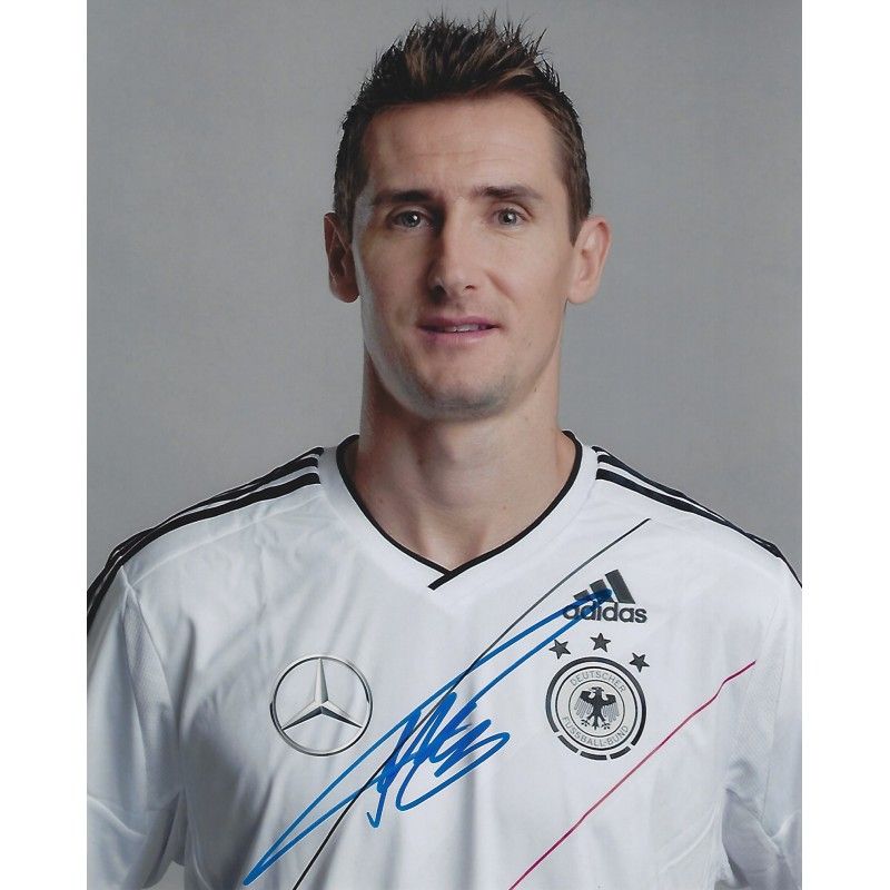 Miroslav Klose Germany   autograph  Signed photo 8x10 inch. Autographed Signed KLOSE Autographed Klose